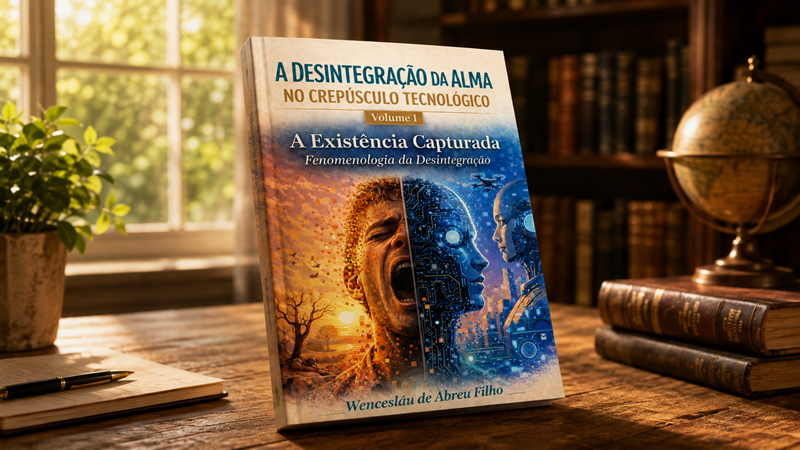 Capa de A Desintegração da Alma no Crepúsculo Tecnológico