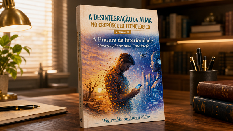 Capa de A Desintegração da Alma no Crepúsculo Tecnológico